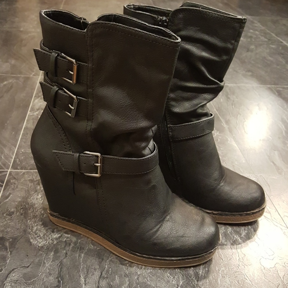 Wedge Boots